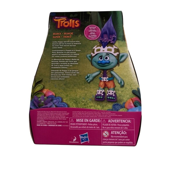 DreamWorks Trolls Branch Hasbro Grumpy Troll Doll 9-Inch Figure New in Package - Picture 2 of 2